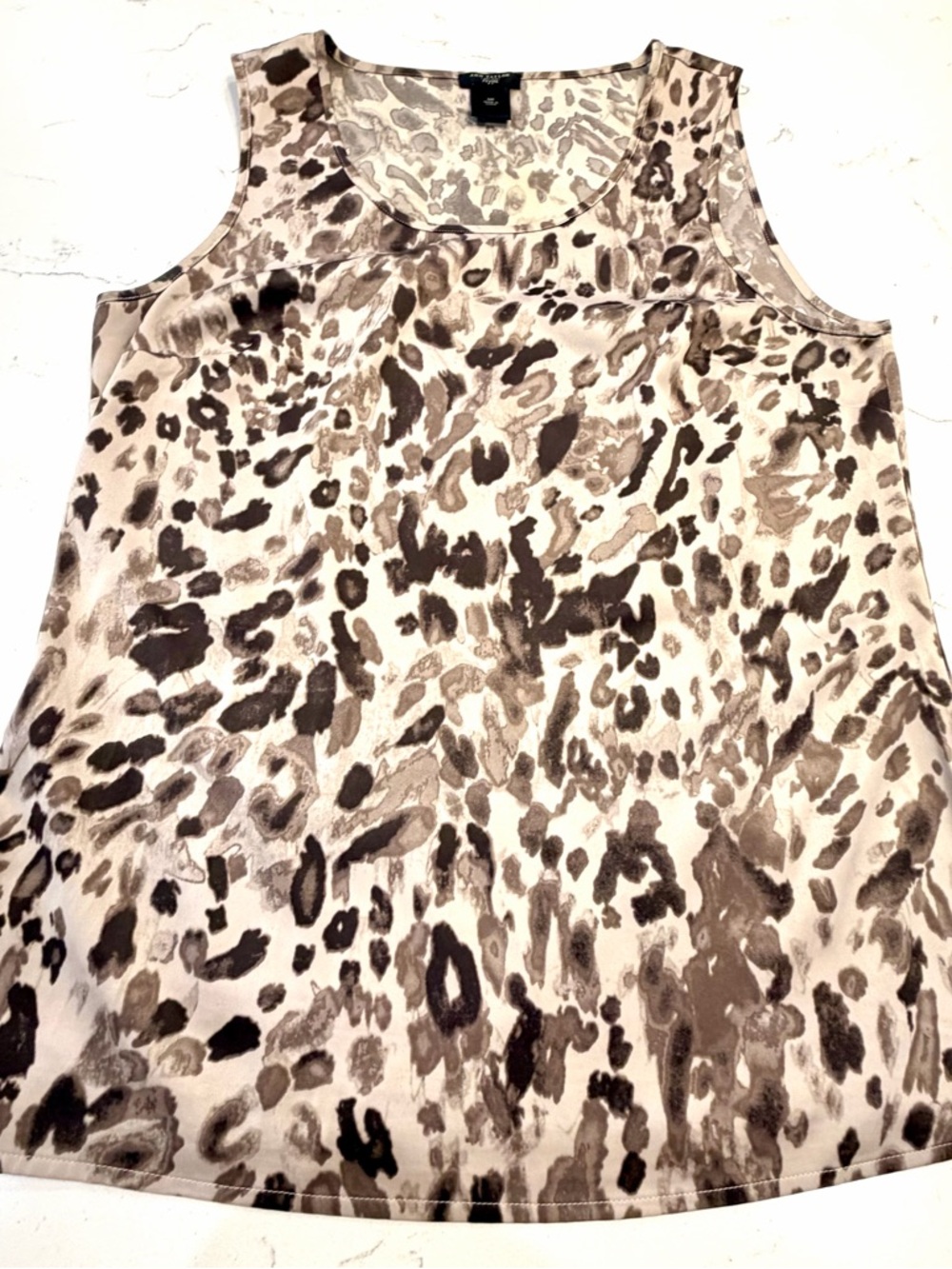 Ann Taylor  Animal Print Tank Top Medium